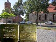 Stolpersteine für Ella Glaser und Alfred Herrmannsohn, Südseite Marktberg gegenüber der Heilig Geist Kapelle