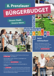 Das Prenzlauer Bürgerbudget geht in seine achte Runde. 