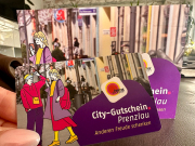 Ab dem 4. Mai wird derCity-Gutschein ersetzt durch die Gutschein-Card.