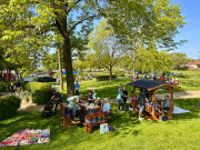 Der 1. Mai wird in Prenzlau im Seepark gefeiert. 