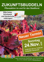 Einladung zum Zukunftsbuddeln am 24. November