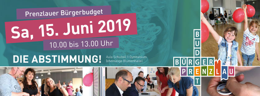 Prenzlauer Bürgerbudget - Die Abstimmung 15.06.2019